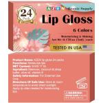 AZEN 24 Pack Lip Gloss Set, Color Lip Oil for Dry Cracked Lips Moisturizing Hydrating Nourishing with Vitamin E