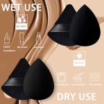 21 pcs Black Beauty Blender Makeup Sponge Bulk:Blender Sponges 21 Pcs for Liquid, Cream, and Powder, Multi-colored Pink make up sponges for foundation