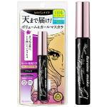 HEROINE MAKE by KISSME Volumizing Mascara Waterproof & Curvy Brush for Eye Makeup | Waterproof Mascara Volume & Length by Defining Fiber for Long-lasting Natural Eyelash Look, from Japan, Black, 1 EA