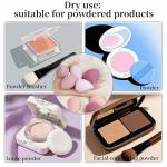 8pcs Makeup Sponges Set - Latex-Free, Blending Beauty Sponge for Liquid, Cream & Powder, Soft Non-Absorbent, Multi-Size with Case，Multi-Shape Beauty Blenders for Liquid and Powder