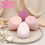 8pcs Makeup Sponges Set - Latex-Free, Blending Beauty Sponge for Liquid, Cream & Powder, Soft Non-Absorbent, Multi-Size with Case，Multi-Shape Beauty Blenders for Liquid and Powder
