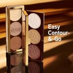 Physicians Formula Bronze Booster Highlight & Contour Palette with Brush, Blendable & Buildable Finish - Shimmer Glow