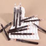 WanTuoluo Eyebrow Pencils for Women with Sharpener, 6Pcs Hard-Core Wooden Eye Brow Eye Liner Pencils for Beginner Makeup, Waterproof & Sweat-Proof (6Pcs-Dark Brown)