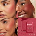 NYX PROFESSIONAL MAKEUP Buttermelt Powder Blush, Fade and Transfer-Resistant Blush, Up to 12HR Make Up Wear, Vegan Formula - Back And Butta