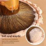 MAANGE 8 PCS Makeup Brush Set Double-end Makeup Brushes Foundationfor Blending Liquid Powder Concealer Contour Eyeshadow Blush Double Sided Brushes Set (Coffee Gold)