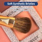 MAANGE 8 PCS Makeup Brush Set Double-end Makeup Brushes Foundationfor Blending Liquid Powder Concealer Contour Eyeshadow Blush Double Sided Brushes Set (Coffee Gold)