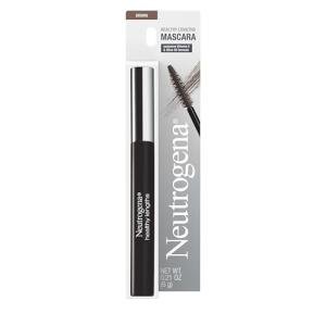 Neutrogena Healthy Lengths Mascara for Stronger, Longer Lashes, Clump-Free, Smudge Proof, Flake-Free, Lengthening Mascara with Olive Oil & Vitamin E Nourishes Eyelashes, Brown 03, 0.21 oz