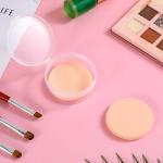 2 Pcs Foundation Sponge, Round Makeup Sponges for Foundation, Beauty Blender for All Skin Types, Powder Puff for Flawless Application, Wet and Dry Dual Use