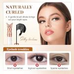Mascara, 2026 New Waterproof Curling and Long-Lasting Mascara for Everyday Wear, Fine Brush Black Mascaras for Smudge-Proof, Sweat-proof, Non-smudged (1 PCS)