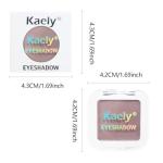 evpct Mauve Taupe Plum Matte Single Eye Shadow Palette Makeup for Older Women, Plum Lavender Purple Natural Cream Eyeshadow Palette for Green Eyes, High Pigment Mini Monochrome Eyeshadow