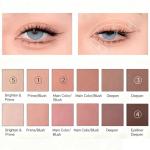 MooGlamor 12 Color Eye Shadow Palette Matte Shimmer Eyeshadow Palette with 8 Soft Brushes Blendable Eye Shadow for Women Makeup Palette