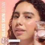 Revolution Beauty London Beam Bright Highlighter, All Over Face Glow, Powder To Liquid Formula, 5 Different Shades, Rose Lustre