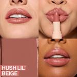 wet n wild Mega Last Rich Satin Lip Color, Rich Creamy Color with Satin Finish, Infused with Vitamin E & Moisturizing Argan Oil, Lightweight, Silky-Smooth, Vegan & Cruelty-Free - Hush Lil' Beige