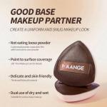 MAANGE 16PCS Makeup Brush Set Travel Makeup Brushes for Liquid Powder Contour Concealer Cream Cosmetics Blending Eyeshadow Eyeliner (Coffee)