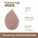 MAANGE 16PCS Makeup Brush Set Travel Makeup Brushes for Liquid Powder Contour Concealer Cream Cosmetics Blending Eyeshadow Eyeliner (Coffee)