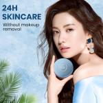 Club 2pk Suppin Translucent Pressed Powder Foundation + Overnight Skincare, Finishing Powder Makeup & Face Powder with Amino Acids, Shea Butter& Aloe, 24H Long-Lasting Japanese Skincare, WHITE