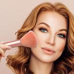 Makeup Brushes,Makeup Brush Set, 8 PCS Travel Make Up Brush Kit Mini,Cosmetic Brushes for Face Foundation Blush Eye Shadow (Pink)