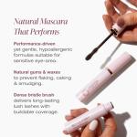 Mineral Fusion So Classy Volumizing & Lengthening Mascara, 0.3 Fl Oz, Dark Brown, Eye Makeup for Dramatic, Fuller Lashes, Helps Prevent Caking, Flaking & Smudging