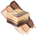 Maybelline New York Shadow Blocks Shadow Blocks Eyeshadow Palette, Stacked Eye Shadow Trio, North 3rd & Bedford Ave, 0.08 oz