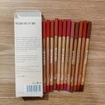 Espoce Lip Liner Set, 12Pcs Pure Natural Oak Brown Pink Red Series Lip Liners, Smooth and High Pigmented Lip Makeup Pencil