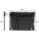 BTYMS 500 Pieces Disposable Mascara Wands Eyelash Brush Brow Brushes Applicators Lash Spoolies for Eye Lash Extension - Black