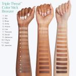 Thrive Causemetics Triple Threat Color Stick: Cream Bronzer & Contour Stick with Vitamin E, Evening Primrose Oil, Waterproof Smudge Proof Face Makeup, Anita (Light Medium Neutral)