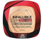 L’Oréal Paris Makeup Infallible Fresh Wear Foundation in a Powder, Up to 24H Wear, Waterproof, Beige Sand, 0.31 oz.