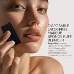 OrKo Disposable Makeup Applicator Kit with Spatulas, Lip Applicators, Eyeliner Brushes, Sponge, Eye Brow & Mascara Brush Includes Portable Collapsible Trash Bin Ideal for Makeup Artist - (104 Pcs)