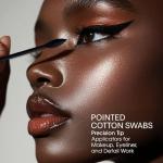 OrKo Disposable Makeup Applicator Kit with Spatulas, Lip Applicators, Eyeliner Brushes, Sponge, Eye Brow & Mascara Brush Includes Portable Collapsible Trash Bin Ideal for Makeup Artist - (104 Pcs)