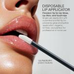 OrKo Disposable Makeup Applicator Kit with Spatulas, Lip Applicators, Eyeliner Brushes, Sponge, Eye Brow & Mascara Brush Includes Portable Collapsible Trash Bin Ideal for Makeup Artist - (104 Pcs)