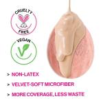 wet n wild Makeup Sponge - Low Product Absorption for Streak-Free Application, Effortless Blending Beauty for a Smooth Professional Looking Finish, Cruelty-Free & Vegan-Microfiber