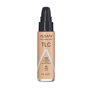 Almay Liquid Foundation, Truly Lasting Color, Long Wearing Natural Finish, Vitamin E and Lemon Extract, Hypoallergenic, Cruelty-Free, Dermatologist Tested, 120 Ivory, 1 fl oz