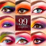 99 Colors Eyeshadow Palette, Colorful Eyeshadow Palette, Professional Matte Shimmer Glitter Rainbow Makeup Pallet, Colorful Long Lasting Highly Pigmented Eye Shadow Christmas Day Gifts for Women