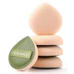 COOL-ANGLE 5Pcs Makeup Sponge For Foundation Concealer And Powder, Latex Free Blender Sponge For Natural And Easy Makeup Soft Long-lasting And Beginner-friendly, Green, Medium