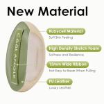 COOL-ANGLE 5Pcs Makeup Sponge For Foundation Concealer And Powder, Latex Free Blender Sponge For Natural And Easy Makeup Soft Long-lasting And Beginner-friendly, Green, Medium