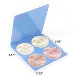Boobeen Highlighter Palette - Powder Shimmer Highlighter Makeup Facial Illuminator Bronzer Palette - Waterproof Long Lasting
