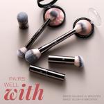 Professional Makeup Brushes BS-MALL With Travel Case - Kabuki Brush Eyeshadow Brush, Concealer Brush, Blush Brush Bronzer & Foundation Brush 20 Pcs, Labeled Daily Use & Versatile Occasions