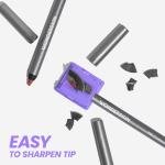 Wonderskin Lipliner Pencil - 360 Contour Lipliner, Long Lasting, Sharpenable, Waterproof and Transfer-Proof Nude Lip Liner Pencil (Blush)