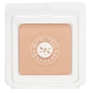 Honeybee Gardens Pressed Mineral Powder Foundation Refill, Malibu, Medium Olive Shade, Adjustable Coverage, Natural Finish, With Botanical Extracts And Vitamin E, 7.5g