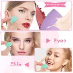 40Pcs Mini Makeup Sponge Multi Colored Beauty Sponges Blender Professional Blender Sponges Super Soft Facial Makeup Tools for Foundation, Powder, Liquid