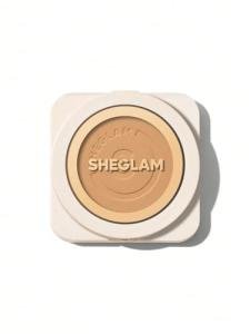 SHEGLAM SKin-Focus Full Coverage Powder Foundation Oil-Control Lightweight Face Pressed Powder Makeup-Sand