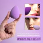 BS-MALL Makeup Sponge Set 6 Pcs – Premium Beauty Blenders for Flawless Makeup Application