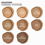 Ruby Kisses No More Blemish Face Powder with Salicylic Acid Korean Makeup Matte Finish Full Coverage Pressed Powder (Cafe Caramel)