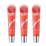 Ruby Kisses Jellicious Mouth Watering Lip Gloss JLG04 (3 PACKS)