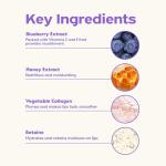 FRUDIA Blueberry Honey Lip Balm, Exfoliating & Moisturizing Dewy Korean Lip Balm for Dry Lips made with Jeju Blueberry & Honey Extracts for Soft, Plump Lips (0.33 fl oz)