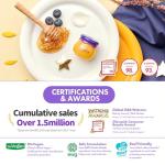 FRUDIA Blueberry Honey Lip Balm, Exfoliating & Moisturizing Dewy Korean Lip Balm for Dry Lips made with Jeju Blueberry & Honey Extracts for Soft, Plump Lips (0.33 fl oz)