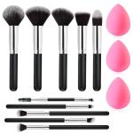 Stocking Stuffers for Women Teen Girls - Christmas Gifts 13 Pcs Makeup Brushes Set, Premium Kit with Foundation Concealer Makeup Blush Sponge, Professional Beauty Accessories for Women Sister Birthday