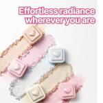 COLORGRAM Milk Bling Heartlighter 01 Peach Heart | Silky Smooth Versatile Creamy Highlighter with Shimmery Finish, Soft and Natural Glow Perfect for Daily Makeup