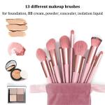Koccido Makeup Brushes 22 Pcs Makeup Kit,Foundation Brush Eyeshadow Brush Make up Brushes Set (Pink, 22 Piece Set)