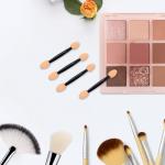 50PCS Disposable Eyeshadow Applicators,Sponge Tips Eye Shadow Applicator Sticks Double Sided, Suitable for Home and Travel Use